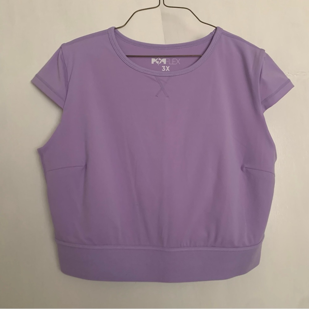 POPFLEX Lavender Short Sleeve Active Tee